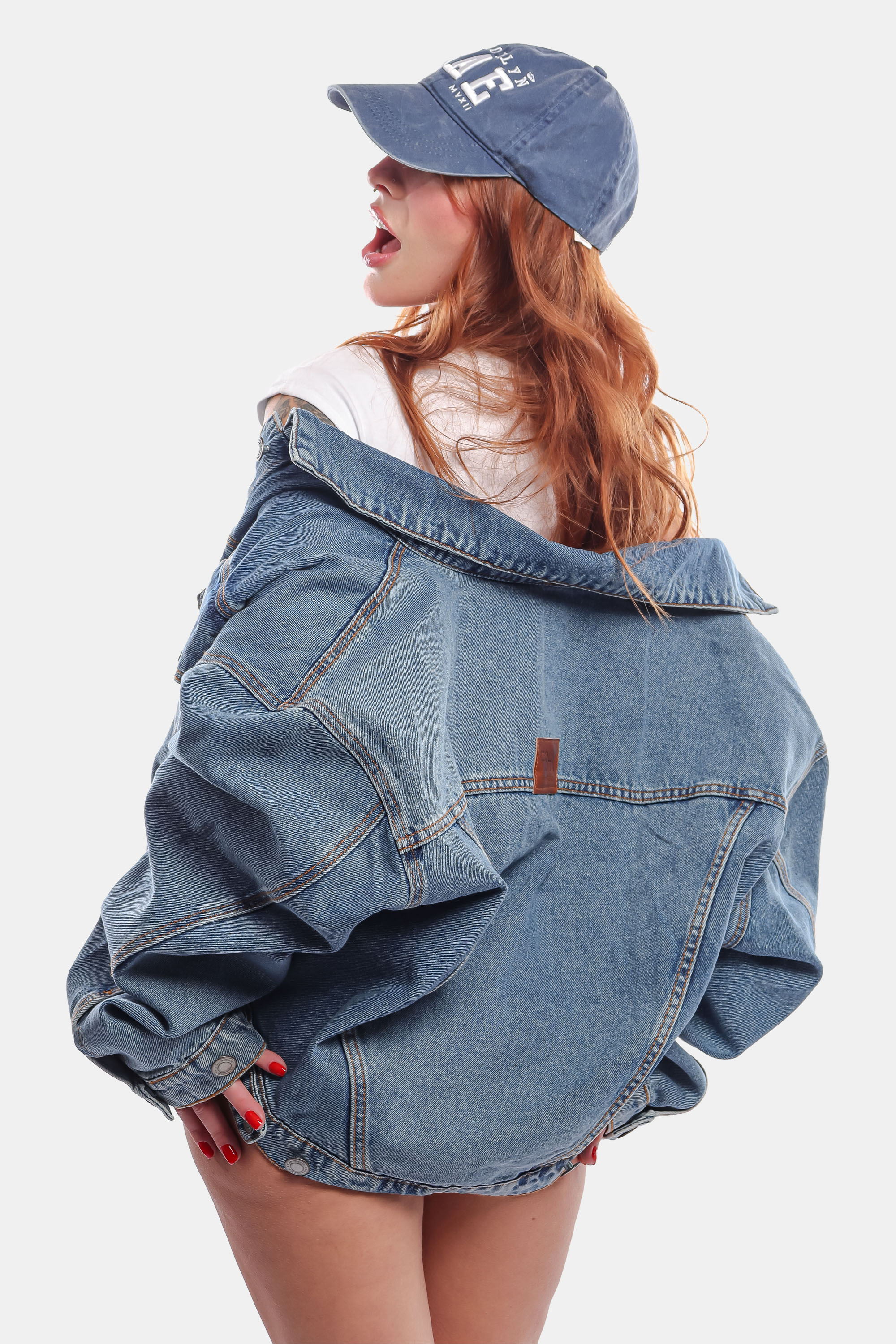 jaqueta jeans over fshn heaven jeans - Fashion Closet