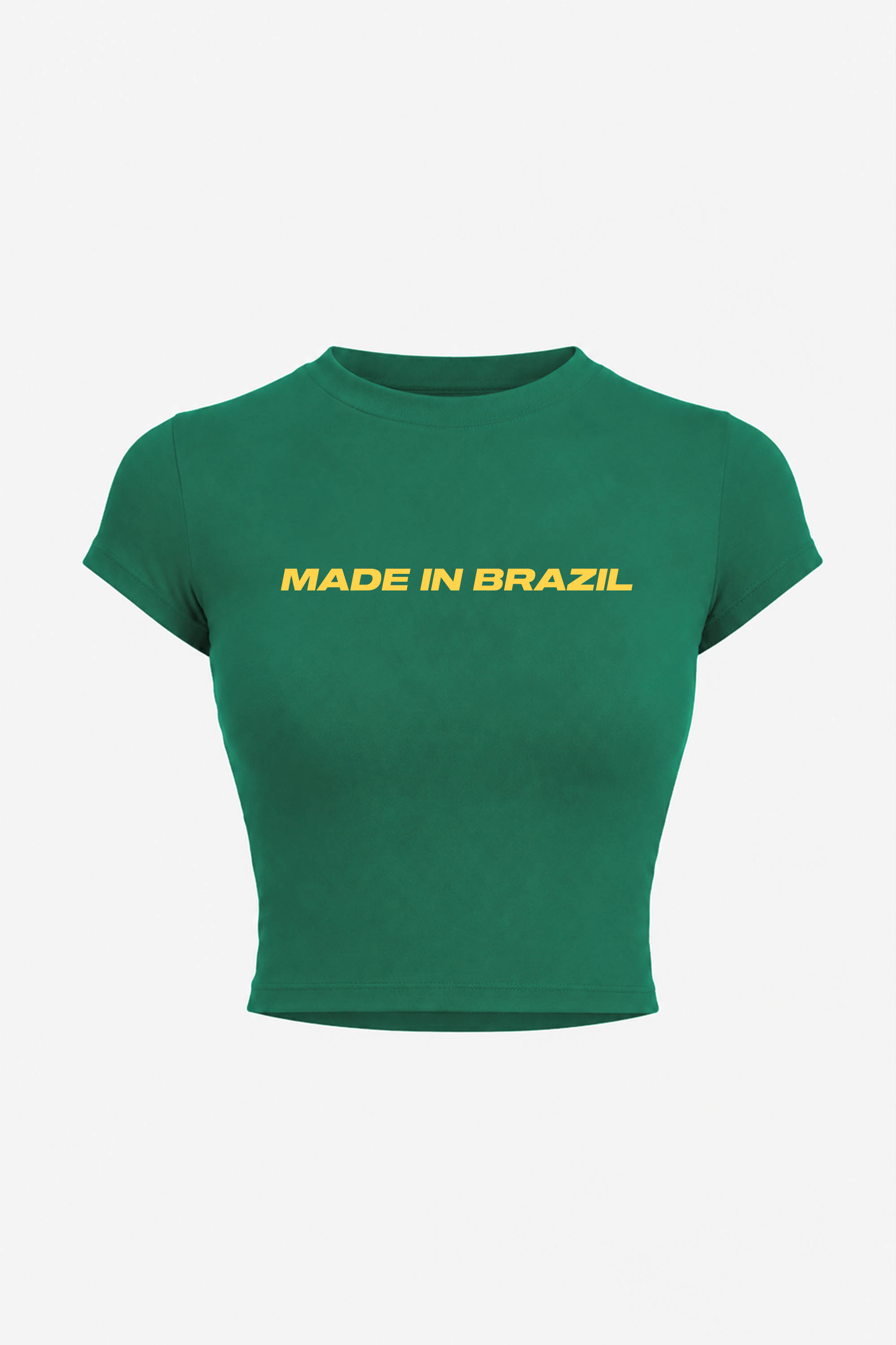 baby tee made in brazil verde
